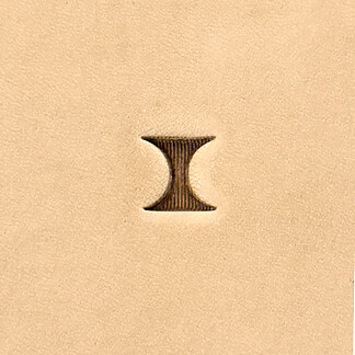 Barry King Lined Hourglass Serpentine Stamp