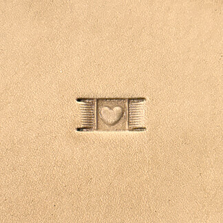 Barry King Heart Basket Stamp