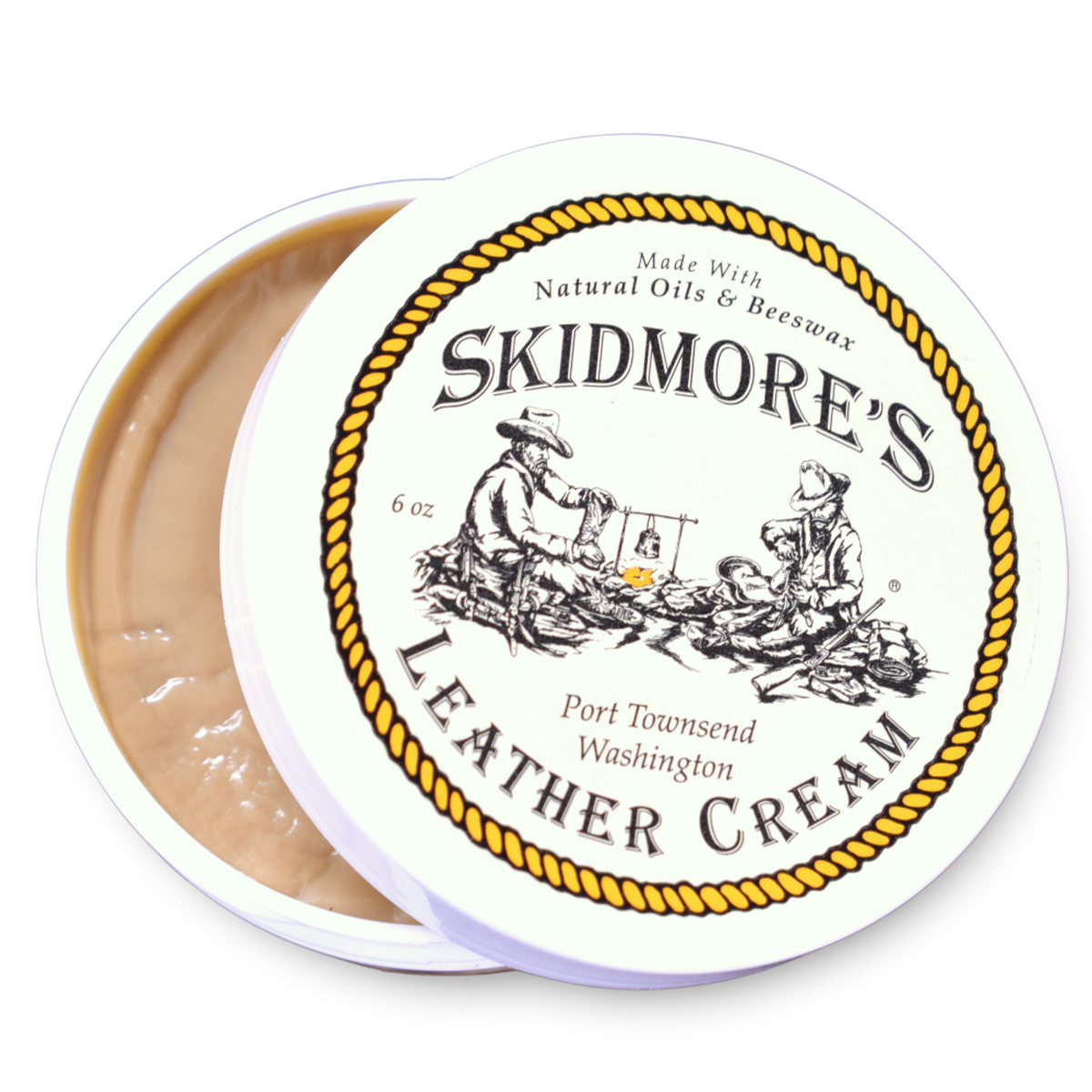 【サービス品@1980〜】クリームモンロー×マチルダ Skidmore's Leather Cream - Montana Leather Company