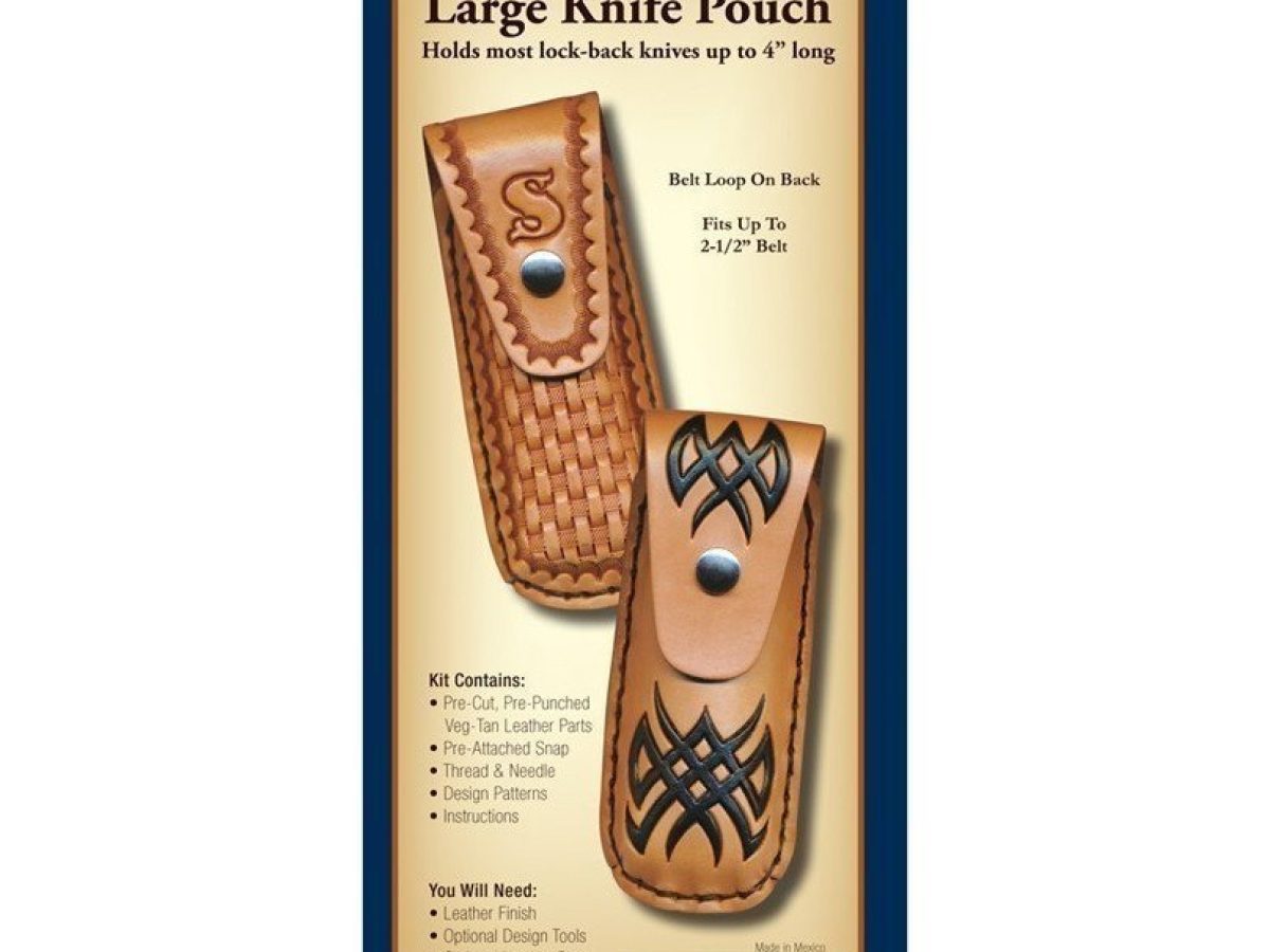 Large Knife Pouch C4106 | Montana Leather Company