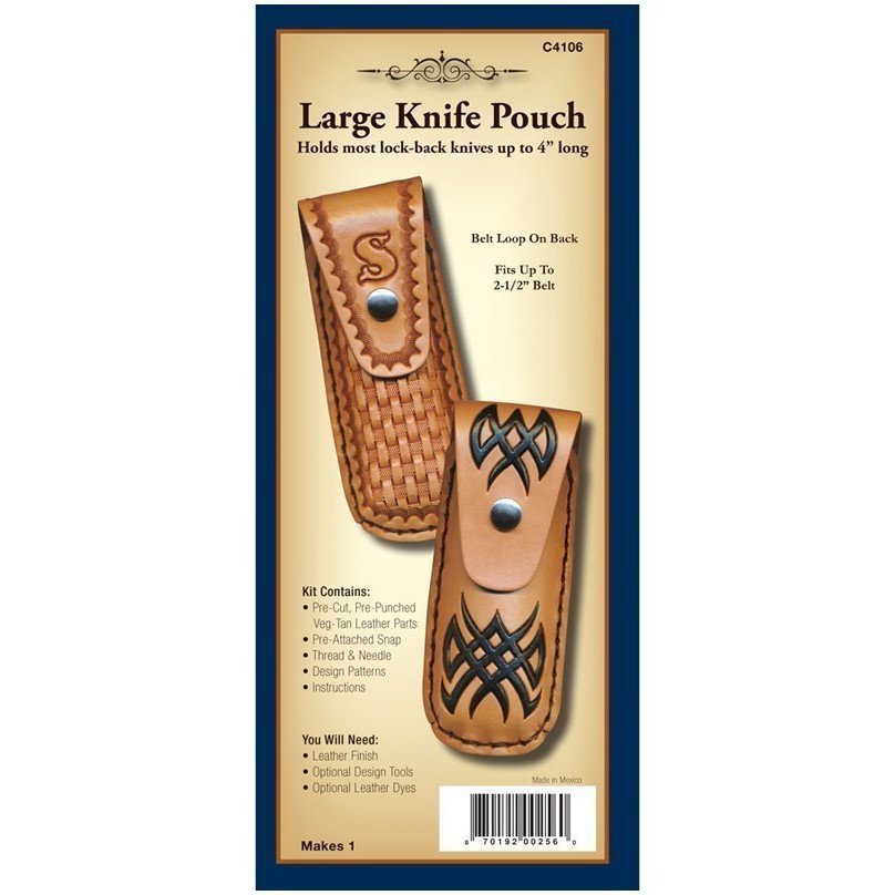 Large Knife Pouch C4106 Montana Leather Company