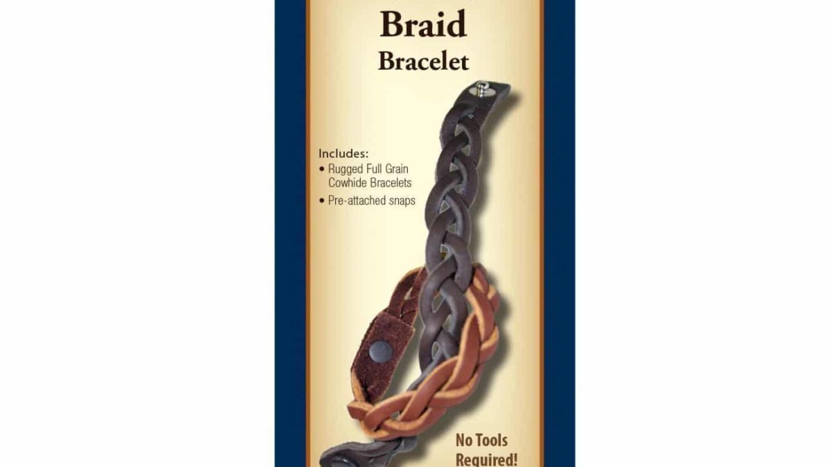 Mystery Braid Bracelet C4136-02 Montana Leather Company