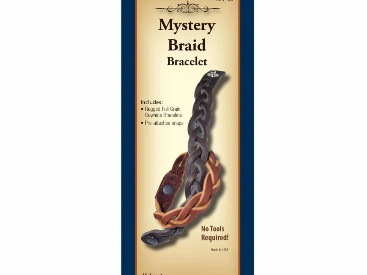 Mystery Braid Bracelet C4136-02 Montana Leather Company
