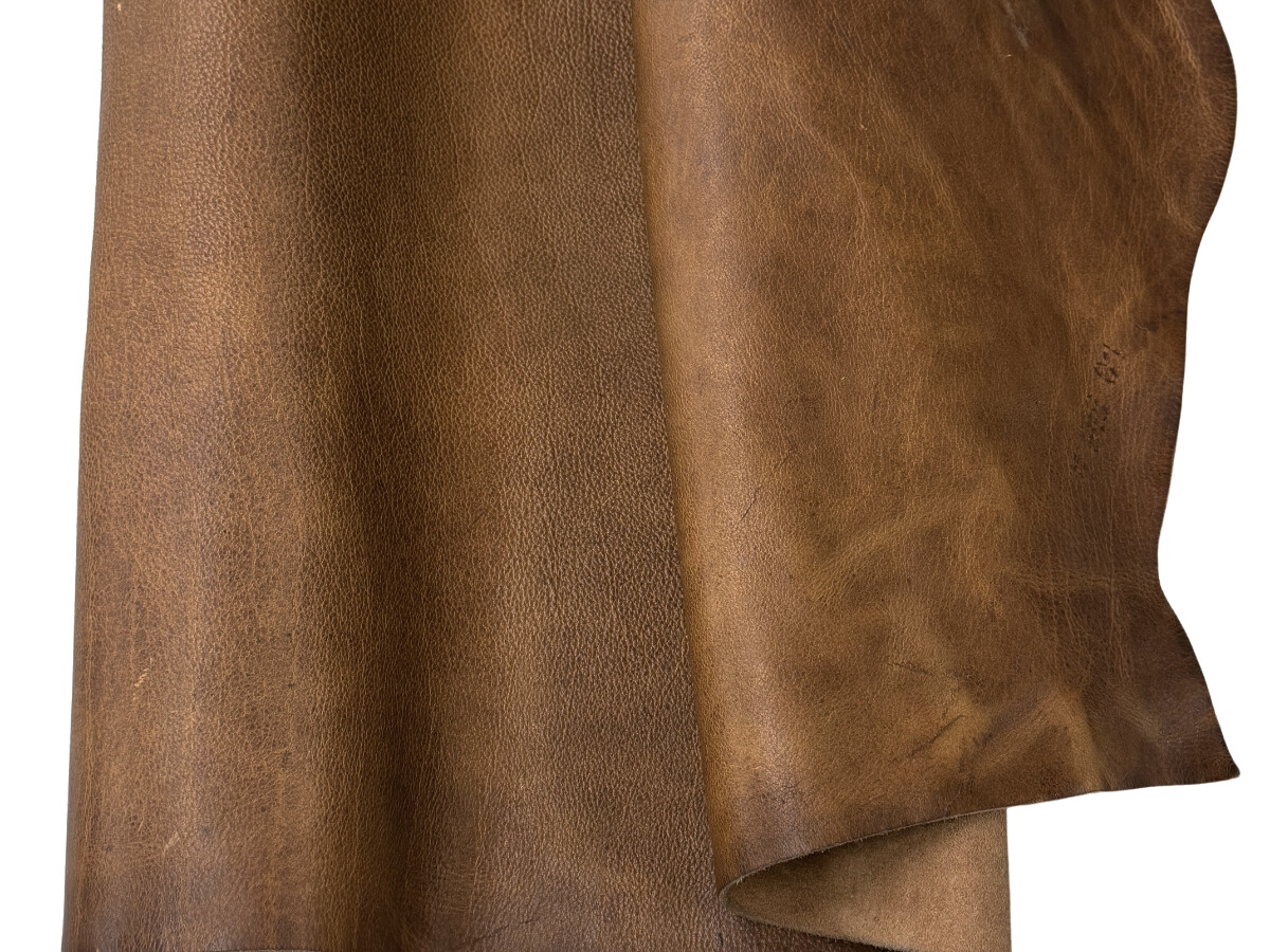 Peanut Utta - Shrunken Bison | Montana Leather Company