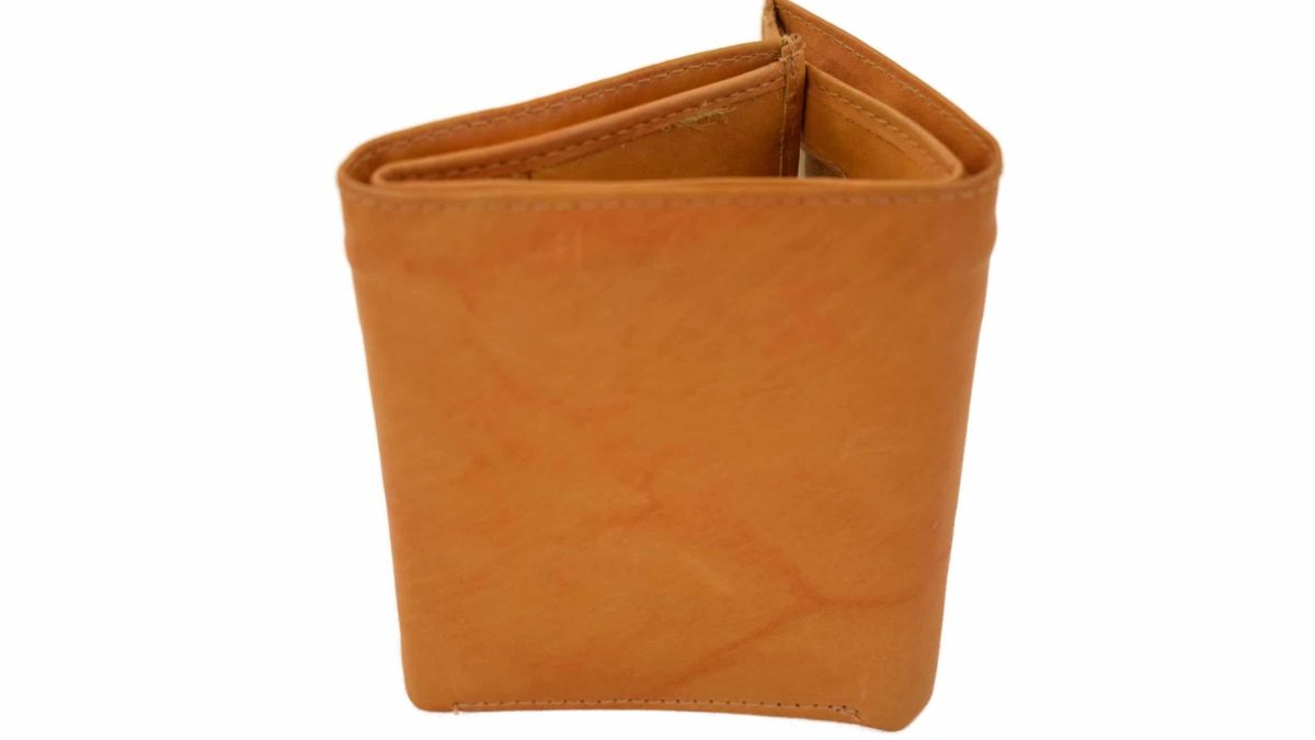 Men's Soft Nappa Leather Tri-Fold Wallet - Black, Dark Brown, Tan | 9 Card Slots