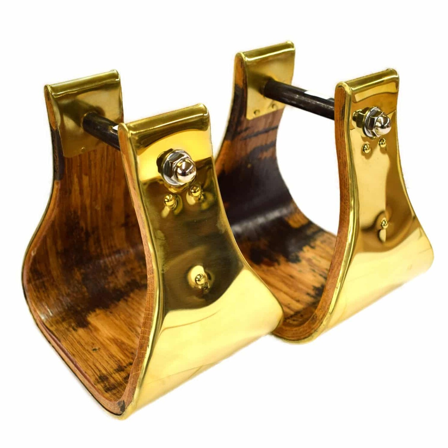 stainless brass stirrups, Fandek stirrups