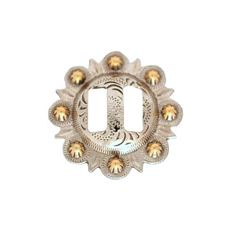 Slotted Gold Berry Concho