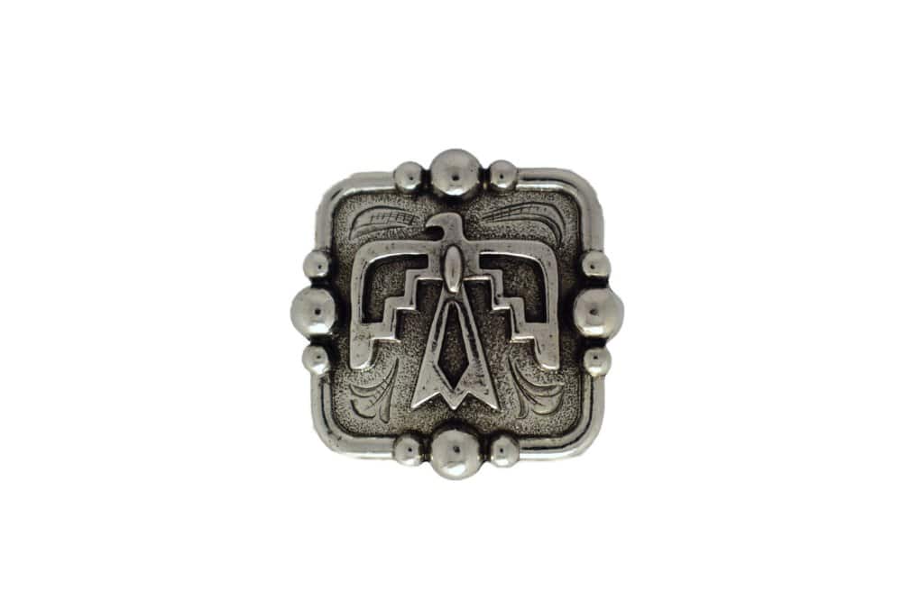 Silver concho, Thunderbird Concho, nickel concho