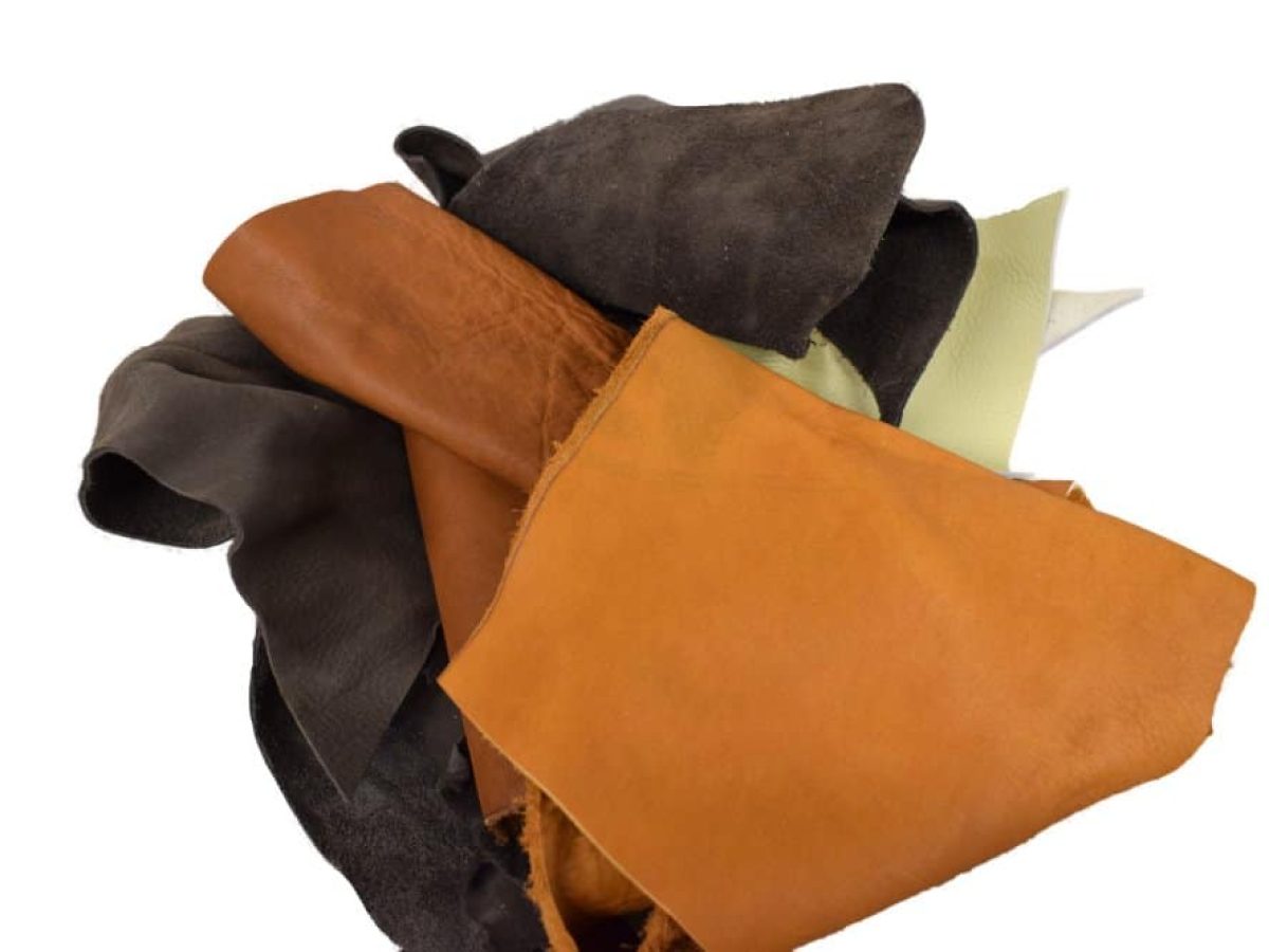 Top Grain Cowhide Leather Scrap - Coffee Brown, 9/10 Oz - For Crafts, DIY Projects