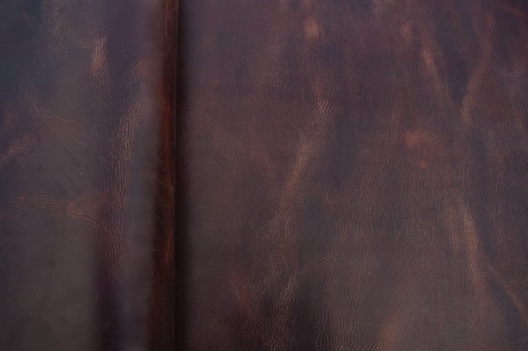 Smoked Veg Tan Double Shoulder Cordovan Montana Leather