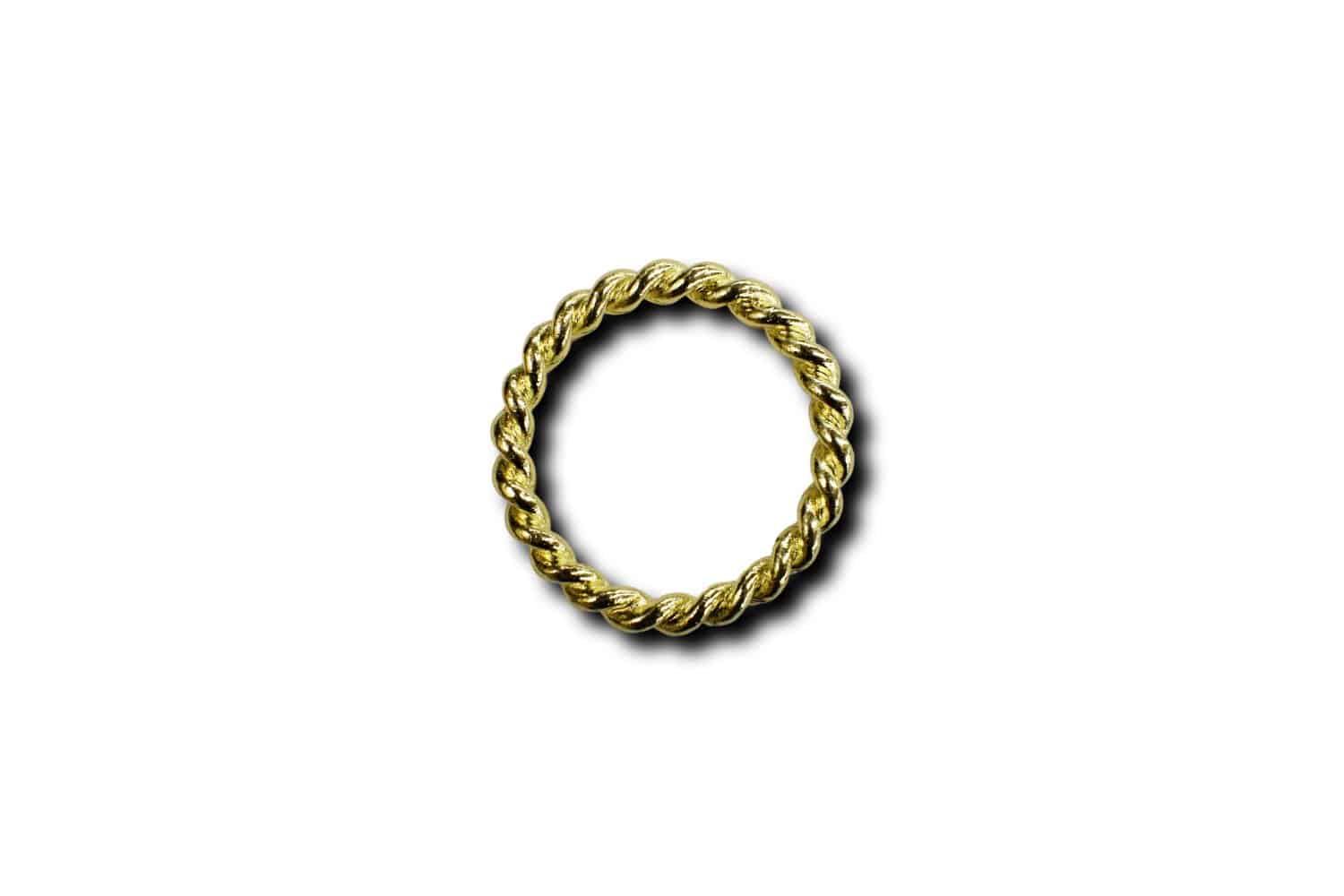 Brass Rope Ring (11/2") Montana Leather Company