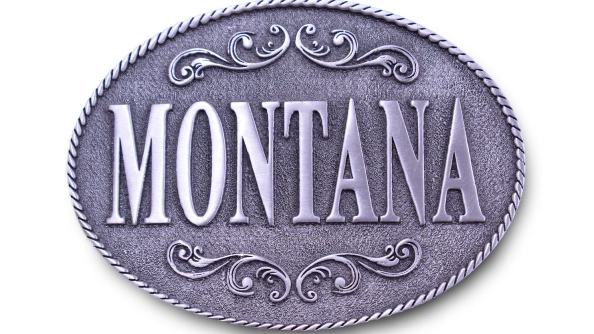 Montana Buckle - Antique - Montana Leather Company