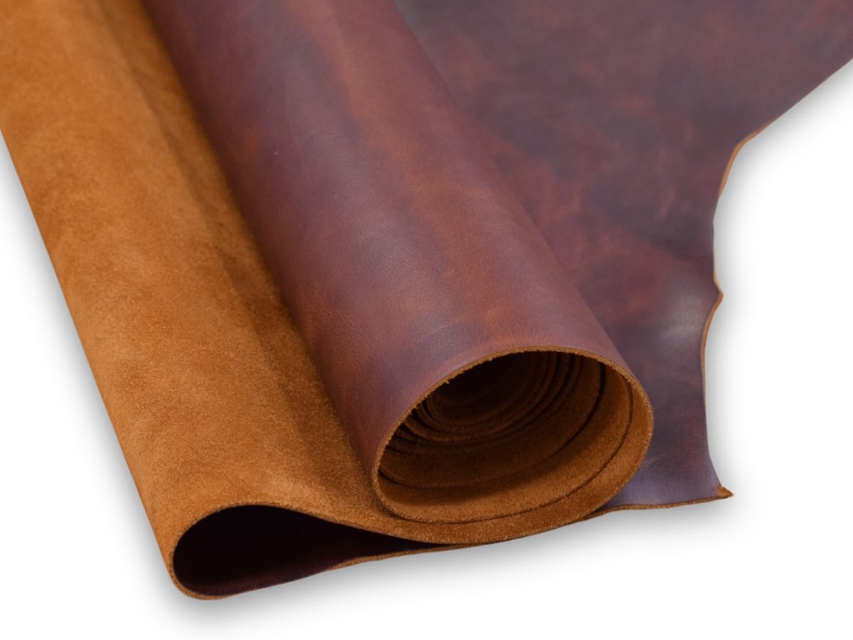 【PELLICULE】 mat leather taste jk Cognac-Rushmore-Leather-