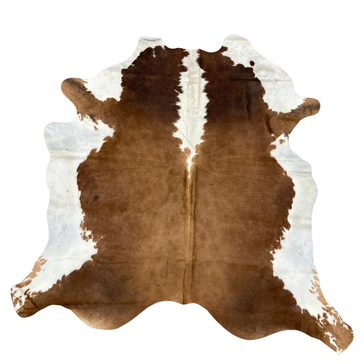 Brown and White Cow Hide