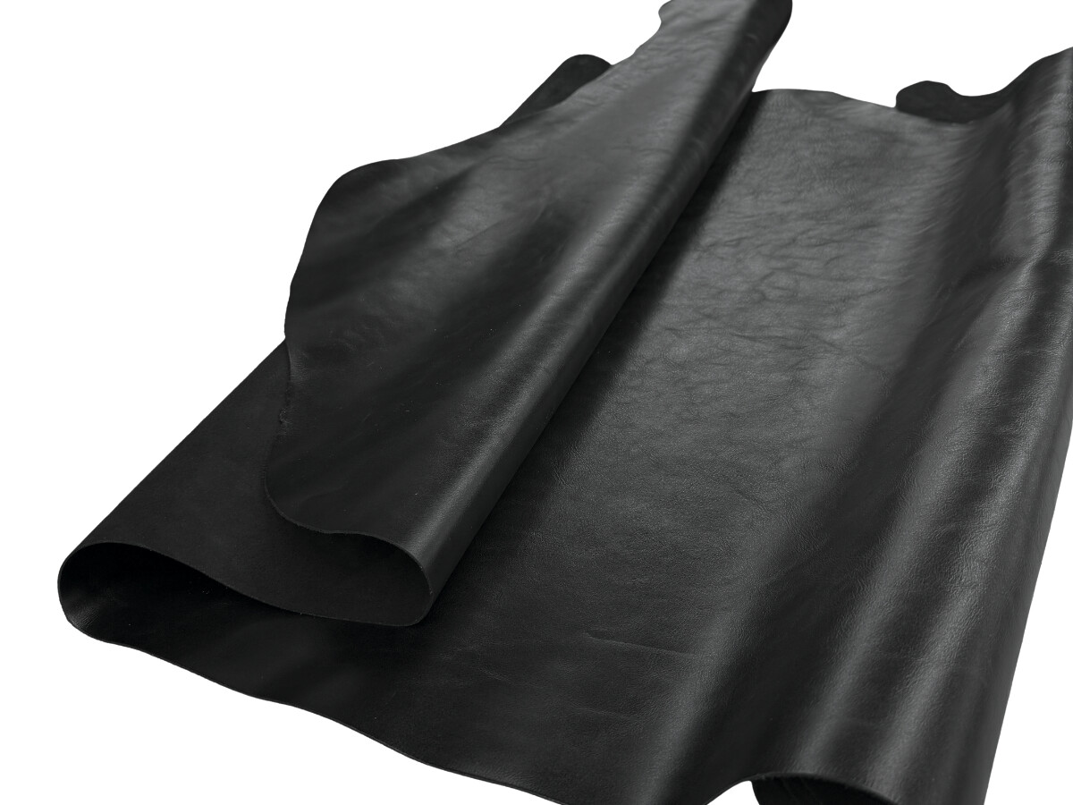 Black Milano Calf Leather | Montana Leather Company