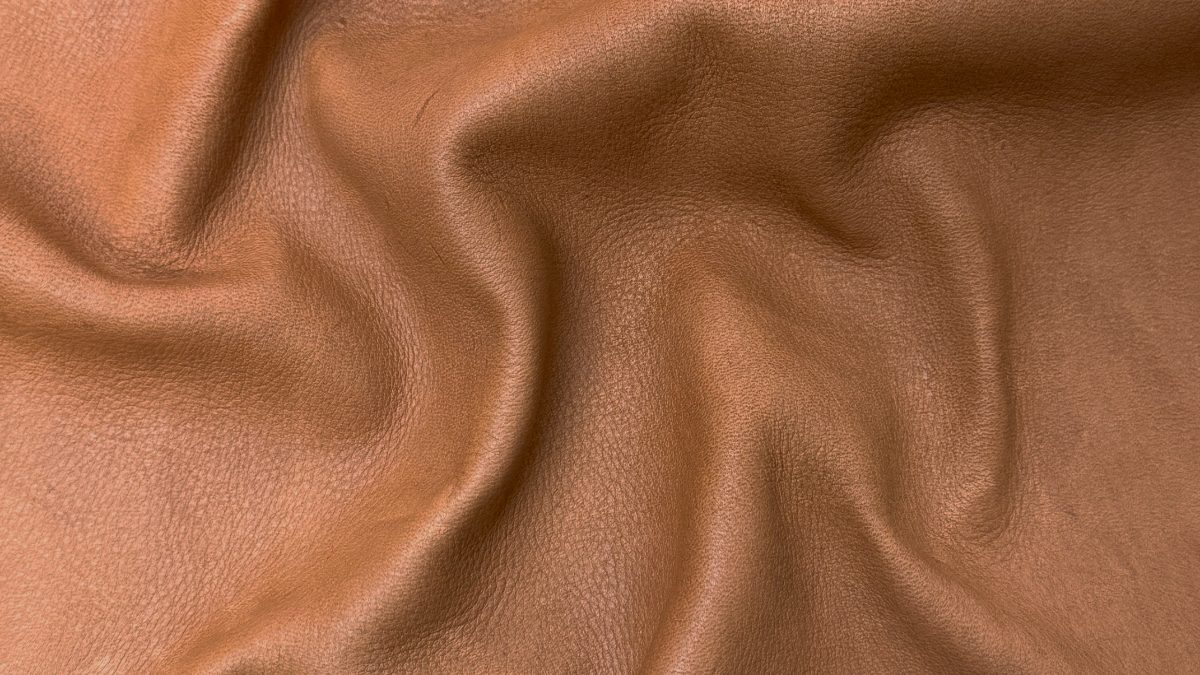 Tobacco Deerskin Leather
