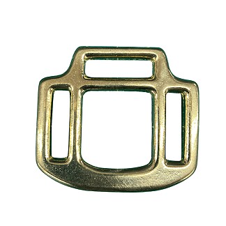 Halter Square Three Way Brass 370