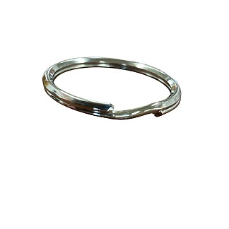 Nickel Plated Key Ring