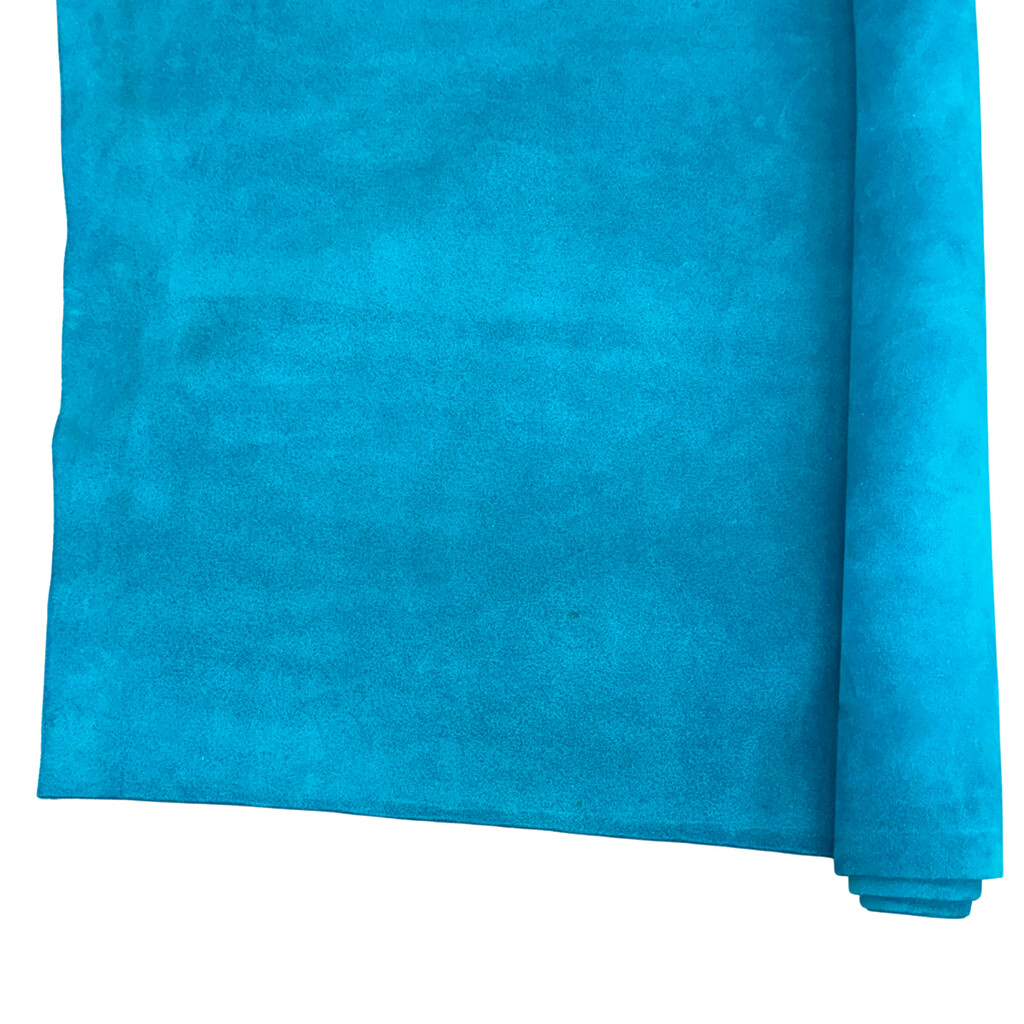 Chap Suede Split - Turquoise | Montana Leather Company