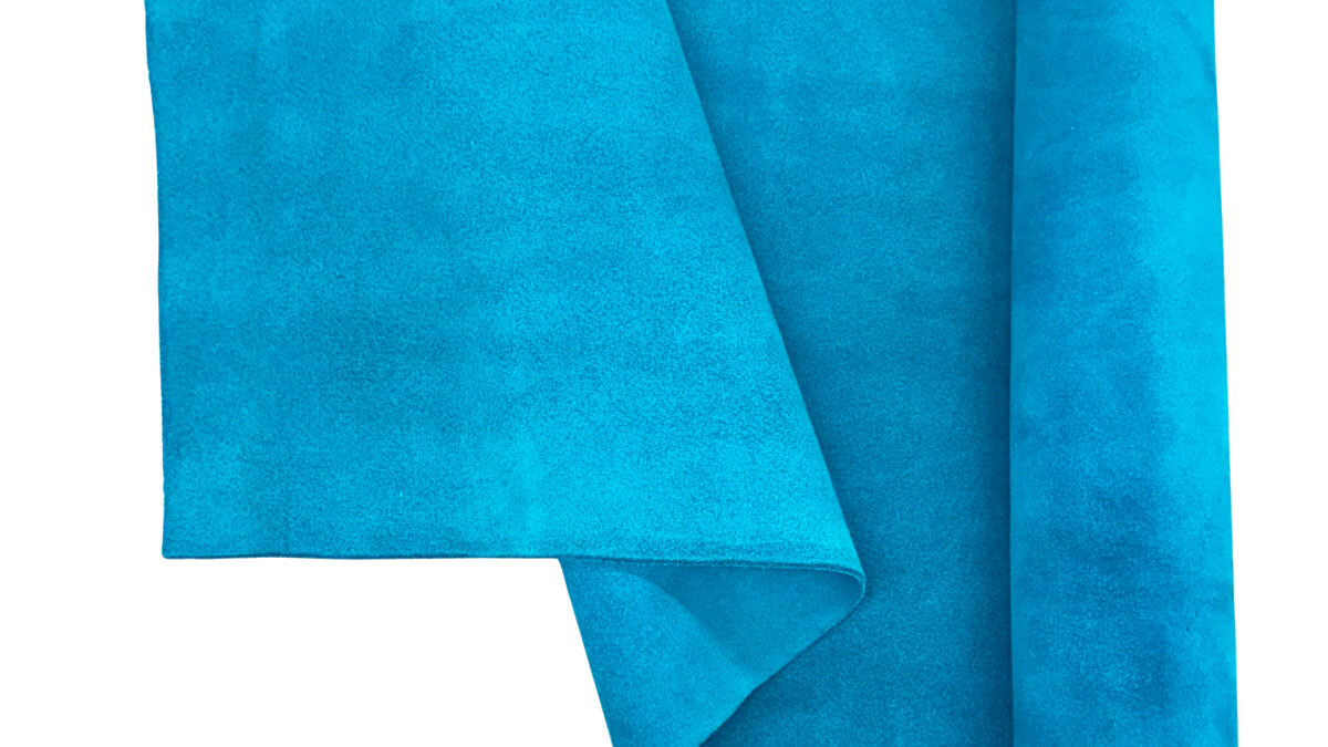 Chap Suede Split - Turquoise | Montana Leather Company