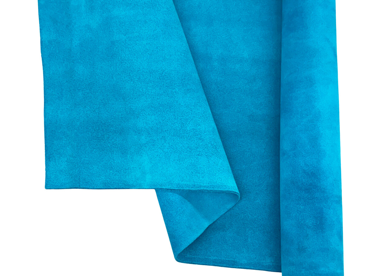 Chap Suede Split - Turquoise | Montana Leather Company