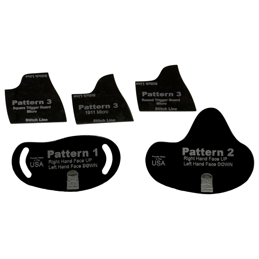 Azula Black Leather Pancake Holster For Kimber Micro 9 – RH, 2-Slot Molded Belt Holster (New Other)