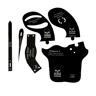 Cowboy Cross Draw Holster Template