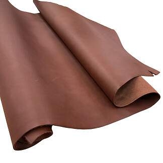 Dove Red Brown Leather