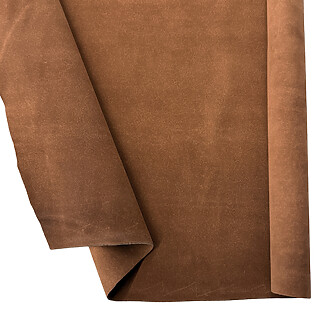 Tobacco Garment Suede Split Leather