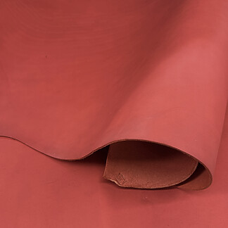 Red Vaqueta Veg Tan Leather