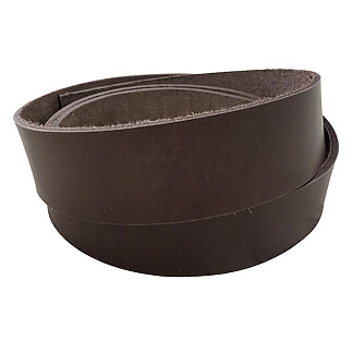 Veg Tan Leather Straps - Dark Brown