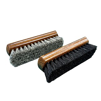shine brush, brush for leather, brush for shoe polish