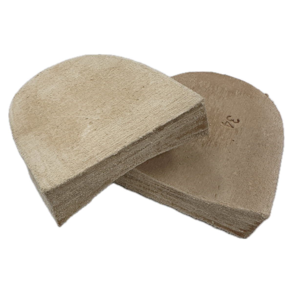 Leather Heel Bases - Pitched