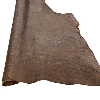 Chocolate Brown Shrunken Bullhide Double Shoulder