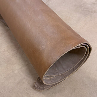 Hermann Oak Chocolate Skirting Leather