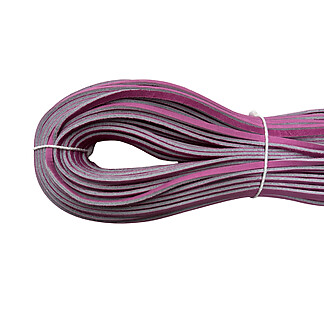 3/16" Pink Leather Lace