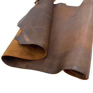 Odd Lot Shrunken Bison Leather